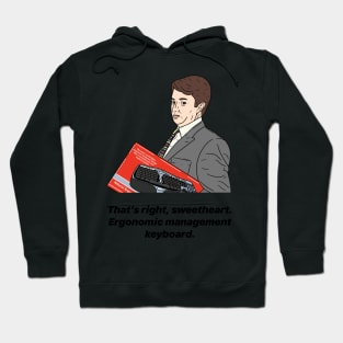 MARK CORRIGAN | ERGONOMIC MANAGEMENT KEYBOARD Hoodie